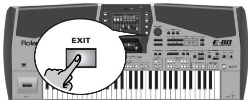 ROLAND E-80 - Selecting sounds from an SRX expansion board - 6