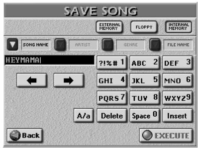 ROLAND E-80 - Adding Lyrics to a song - 12