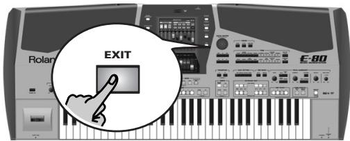 ROLAND E-80 - General settings - 3
