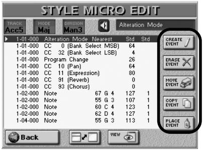 ROLAND E-80 - Other edit operations - 1