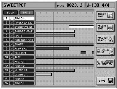 ROLAND E-80 - Example 2: Adding tracks - 2