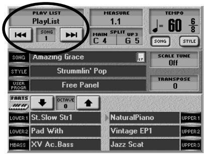 ROLAND E-80 - Programming Play Lists - 8
