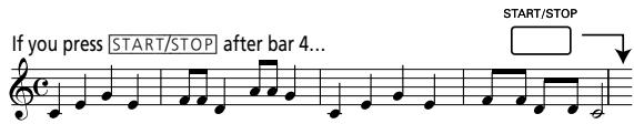 ROLAND E-80 - Specifying the pattern length - 1
