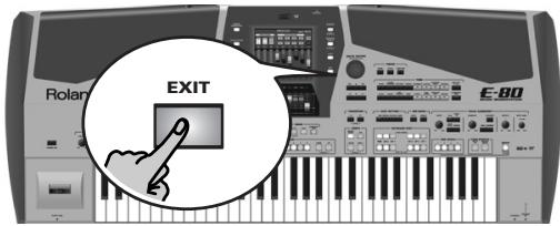 ROLAND E-80 - ■ Choosing sounds manually - 5