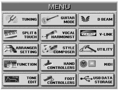 ROLAND E-80 - Key Touch (velocity sensitivity) - 2