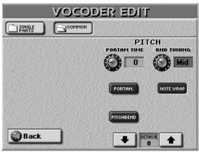 ROLAND E-80 - Vocoder settings - 3