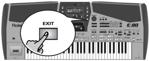 ROLAND E-80 - Bypassing the AUTO FILL function (Fill In On User Program Change) - 4