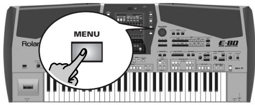 ROLAND E-80 - Linking MELODY INTELL type selection to the Styles (Style Melody Intell Link) - 1