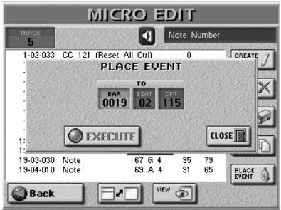ROLAND E-80 - ■ PLACE EVENT - 1