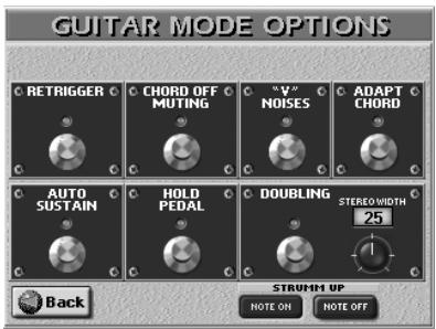 ROLAND E-80 - Guitar Mode Options - 2