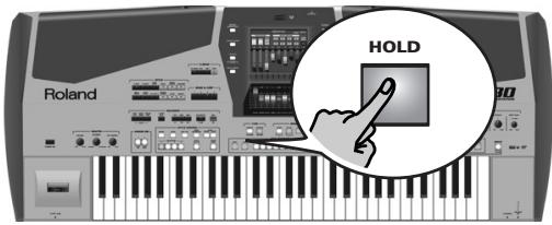 ROLAND E-80 - Selectively loading User Program settings (User Program Hold) - 1