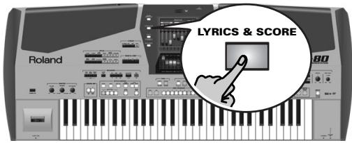 ROLAND E-80 - Exporting Lyrics data as text file - 1