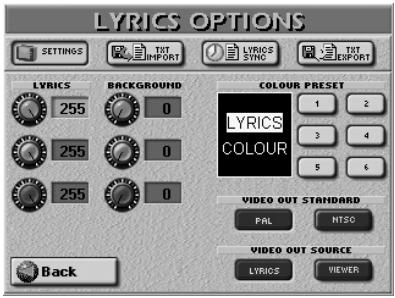 ROLAND E-80 - ■Changing the color of the lyrics - 1