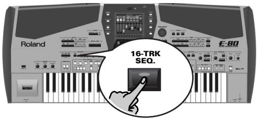 ROLAND E-80 - Example 1: Recording a song from scratch - 1