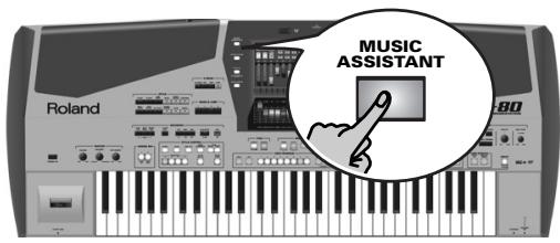 ROLAND E-80 - Working with the Music Assistant - 1