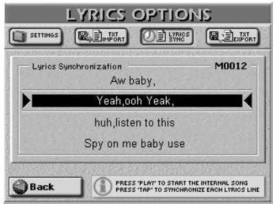 ROLAND E-80 - Adding Lyrics to a song - 8