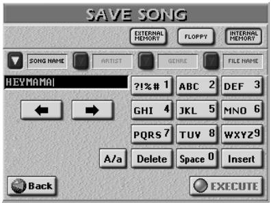 ROLAND E-80 - Saving your modified song or Style - 1