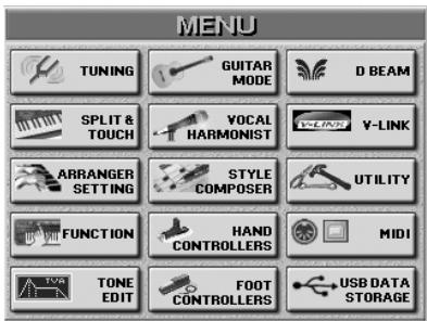 ROLAND E-80 - Linking Multi-FX type selection to the Upper1 part (Upper 1 M-FX Link) - 2