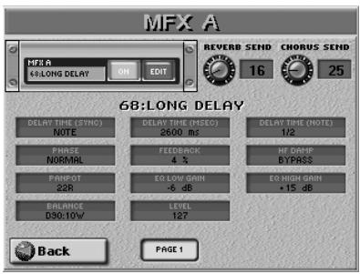 ROLAND E-80 - Using the multi-effects processors of the Style and Song instruments - 2