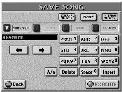 ROLAND E-80 - Saving your song - 2