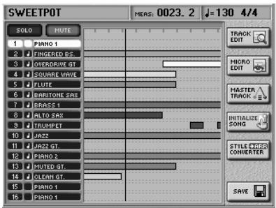 ROLAND E-80 - Editing song data using Microscope Edit - 2
