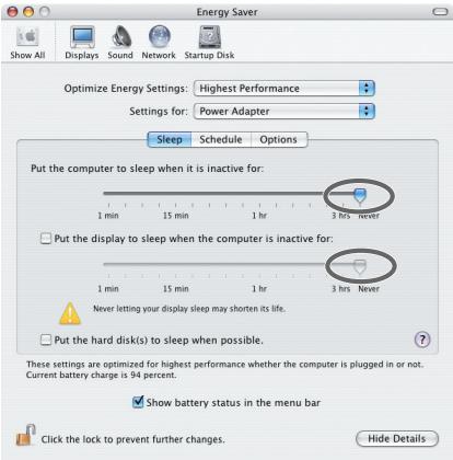 ROLAND FA-66 - In Macintosh, check the Energy Saver settings. - 1