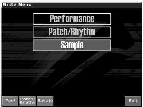 ROLAND FANTOM X8 - Sauvegarde d'un sample - 1