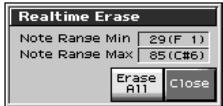 ROLAND FANTOM X8 - Appuyez sur [F6 (erase)] - 1