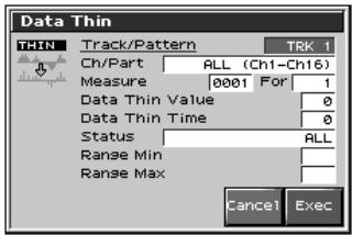 ROLAND FANTOM X8 - Extraction discrète de données de séquence (data thin) - 1