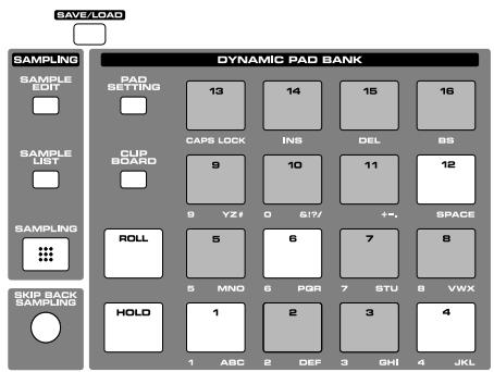 ROLAND FANTOM X8 - Rappel d'une page - 1