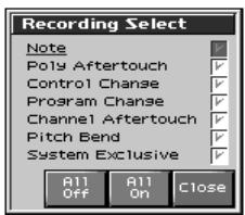 ROLAND FANTOM X8 - Appuyez sur [REC] - 1