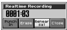 ROLAND FANTOM X8 - Commencez un enregistrement en temps réel (p. 170). - 1