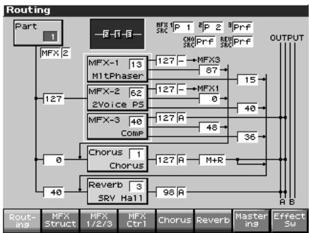 ROLAND FANTOM X8 - Paramétrage des effets - 1