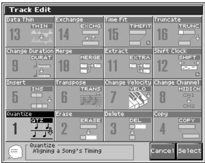 ROLAND FANTOM X8 - Opérations de base pour l'édition de tracks - 2