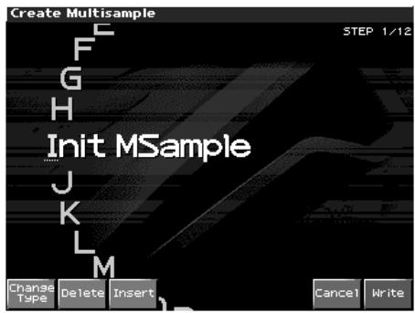 ROLAND FANTOM X8 - Création d'un multisample (create multisample) - 2