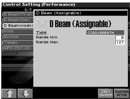 ROLAND FANTOM X8 - D Beam (assignable) - 1
