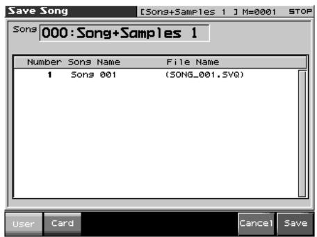 ROLAND FANTOM X8 - Sauvegarde d'un song avec ses samples (save song+samples) - 2
