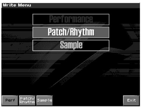 ROLAND FANTOM X8 - Sauvegarde d'un patch nouvellement créé (write) - 1