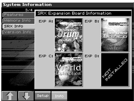 ROLAND FANTOM X8 - Vérification des cartes d'extension audio après installation - 1
