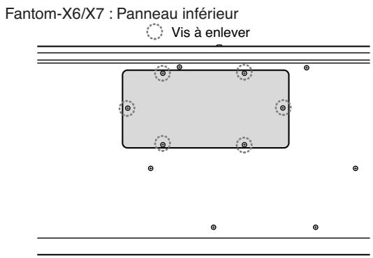 ROLAND FANTOM X8 - Installation du module de mémoire - 1