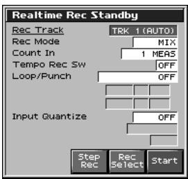 ROLAND FANTOM X8 - Appuyez sur [REC] - 1