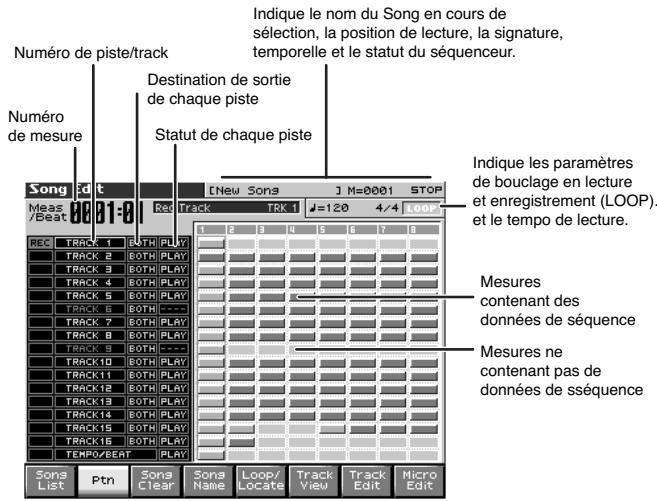 ROLAND FANTOM X8 - Opérations de base pour l'édition de tracks - 1