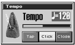 ROLAND FANTOM X8 - Tempo de l'arpégiateur - 1