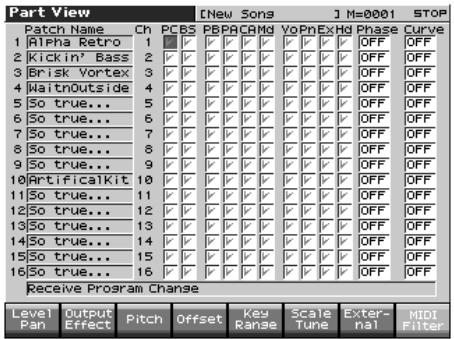 ROLAND FANTOM X8 - Ext pan (external pan) - 1