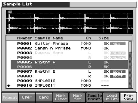 ROLAND FANTOM X8 - Appuyez sur [F1 (sampling)]-[f5 (SOLO)] pour désigner le mode de sampling. l'écran « sampling-standby » apparait. pour annuler, appuyez sur [F8 (exit)]. - 4