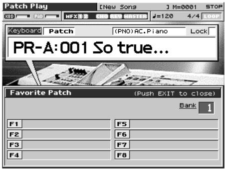 ROLAND FANTOM X8 - Sélection de patches favoris - 1