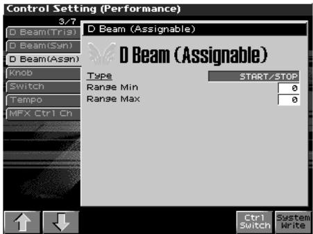 ROLAND FANTOM X8 - Utilisation du contrôleur d beam pour lire ou arrêter un song - 1