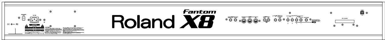 ROLAND FANTOM X8 - Molette VALUE - 1