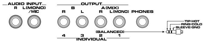 ROLAND FANTOM X8 - Connecteurs digital in/out (s/p DIF coaxial) - 1