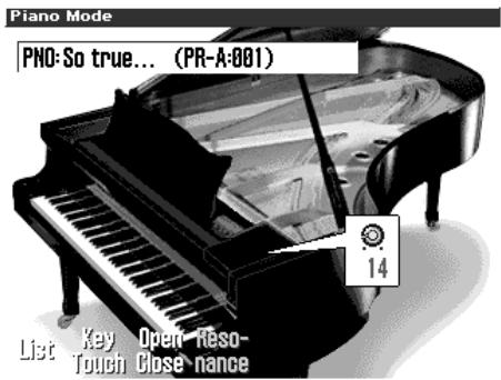 ROLAND FANTOM X8 - Réglage de la profondeur de la résonance (resonance) - 1